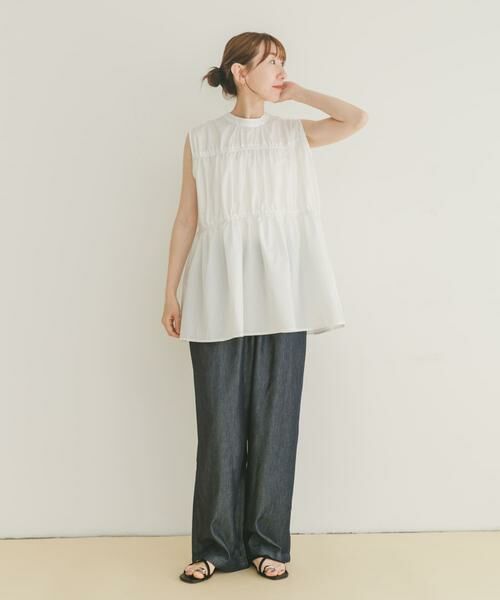 URBAN RESEARCH ITEMS / アーバンリサーチ アイテムズ シャツ・ブラウス | バックリボンティアードブラウス | 詳細21