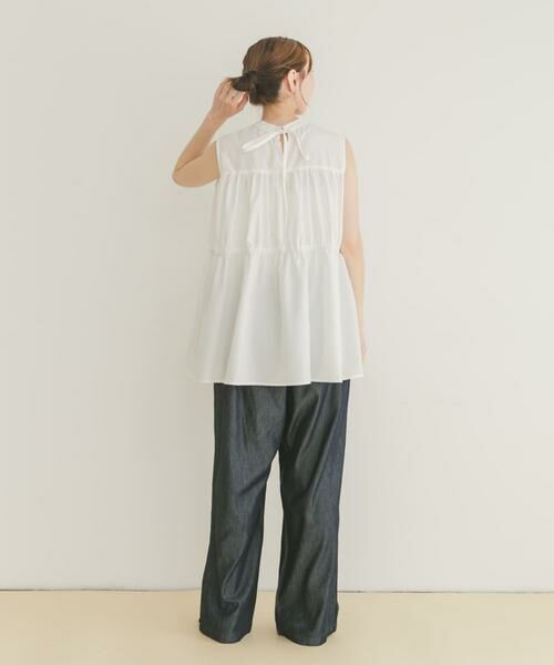 URBAN RESEARCH ITEMS / アーバンリサーチ アイテムズ シャツ・ブラウス | バックリボンティアードブラウス | 詳細23