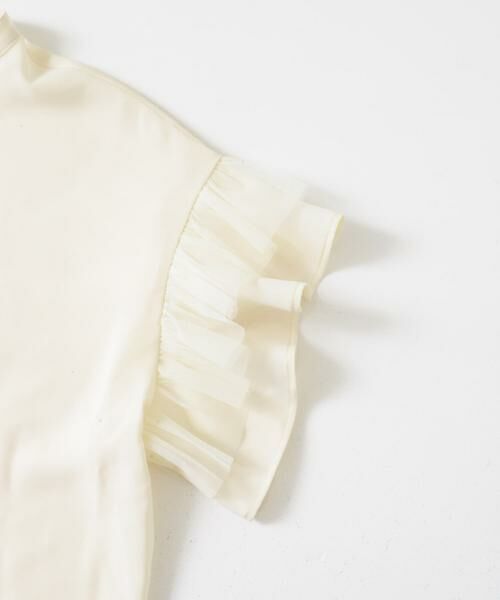 URBAN RESEARCH ITEMS / アーバンリサーチ アイテムズ シャツ・ブラウス | チュールドッキングフリルブラウス | 詳細10