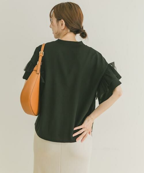 URBAN RESEARCH ITEMS / アーバンリサーチ アイテムズ シャツ・ブラウス | チュールドッキングフリルブラウス | 詳細15