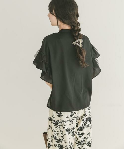 URBAN RESEARCH ITEMS / アーバンリサーチ アイテムズ シャツ・ブラウス | チュールドッキングフリルブラウス | 詳細18