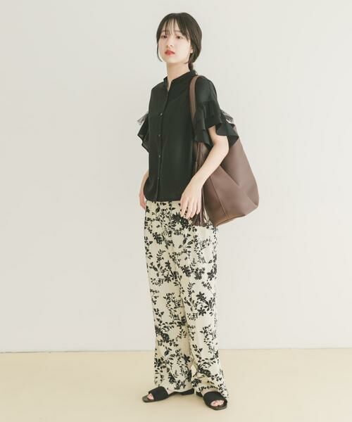 URBAN RESEARCH ITEMS / アーバンリサーチ アイテムズ シャツ・ブラウス | チュールドッキングフリルブラウス | 詳細19