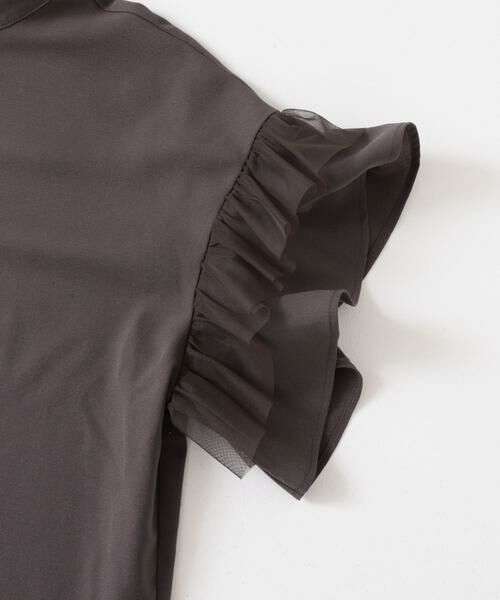 URBAN RESEARCH ITEMS / アーバンリサーチ アイテムズ シャツ・ブラウス | チュールドッキングフリルブラウス | 詳細30