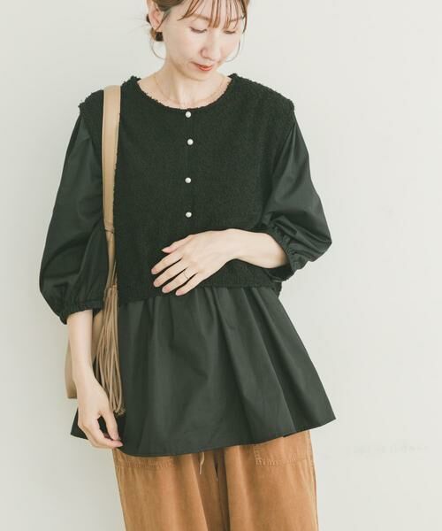 URBAN RESEARCH ITEMS / アーバンリサーチ アイテムズ チュニック | ニットドッキングチュニック | 詳細3