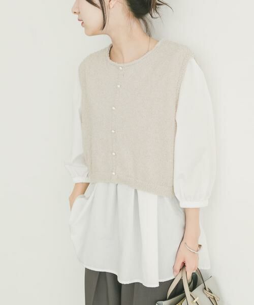 URBAN RESEARCH ITEMS / アーバンリサーチ アイテムズ チュニック | ニットドッキングチュニック | 詳細8