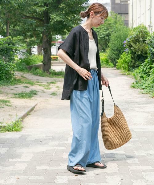 URBAN RESEARCH ITEMS / アーバンリサーチ アイテムズ シャツ・ブラウス | リネンレーヨンフレンチシャツ | 詳細15