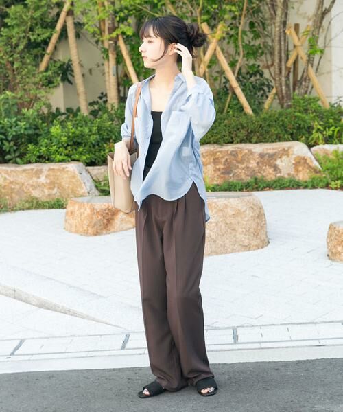 URBAN RESEARCH ITEMS / アーバンリサーチ アイテムズ シャツ・ブラウス | シアーポケットスキッパーシャツ | 詳細4