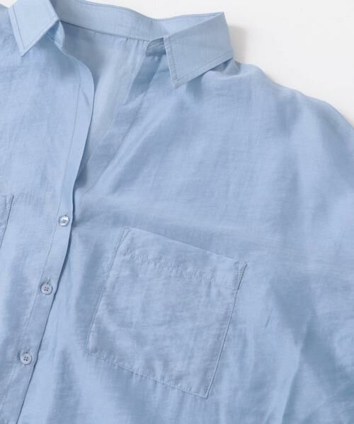URBAN RESEARCH ITEMS / アーバンリサーチ アイテムズ シャツ・ブラウス | シアーポケットスキッパーシャツ | 詳細8