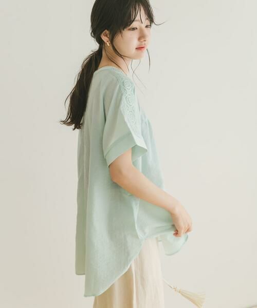 URBAN RESEARCH ITEMS / アーバンリサーチ アイテムズ シャツ・ブラウス | ピンタックレースブラウス | 詳細3