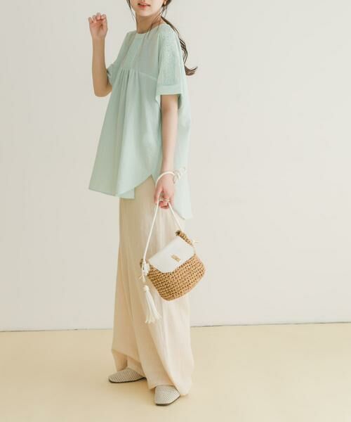 URBAN RESEARCH ITEMS / アーバンリサーチ アイテムズ シャツ・ブラウス | ピンタックレースブラウス | 詳細6