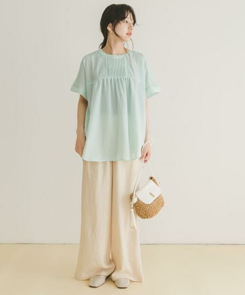 URBAN RESEARCH ITEMS / アーバンリサーチ アイテムズ シャツ・ブラウス | ピンタックレースブラウス | 詳細7