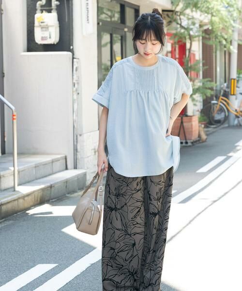 URBAN RESEARCH ITEMS / アーバンリサーチ アイテムズ シャツ・ブラウス | ピンタックレースブラウス | 詳細14