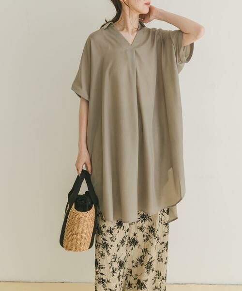 URBAN RESEARCH ITEMS / アーバンリサーチ アイテムズ チュニック | スキッパーフレンチチュニック | 詳細10