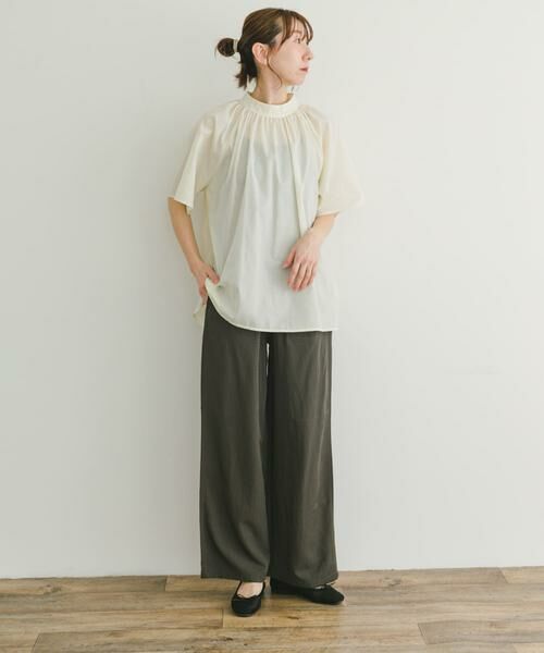 URBAN RESEARCH ITEMS / アーバンリサーチ アイテムズ シャツ・ブラウス | 『UR GREEN』ハイネックブラウス | 詳細7