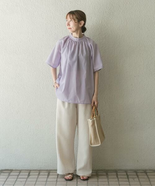 URBAN RESEARCH ITEMS / アーバンリサーチ アイテムズ シャツ・ブラウス | 『UR GREEN』ハイネックブラウス | 詳細12