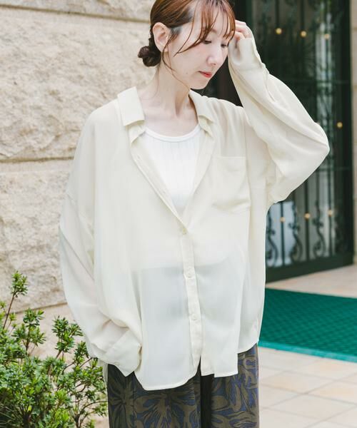 URBAN RESEARCH ITEMS / アーバンリサーチ アイテムズ シャツ・ブラウス | シアービッグシャツ | 詳細1