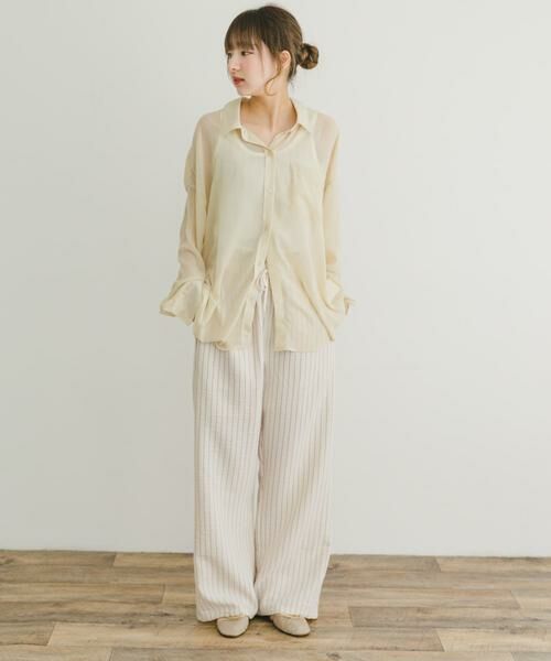 URBAN RESEARCH ITEMS / アーバンリサーチ アイテムズ シャツ・ブラウス | シアービッグシャツ | 詳細12