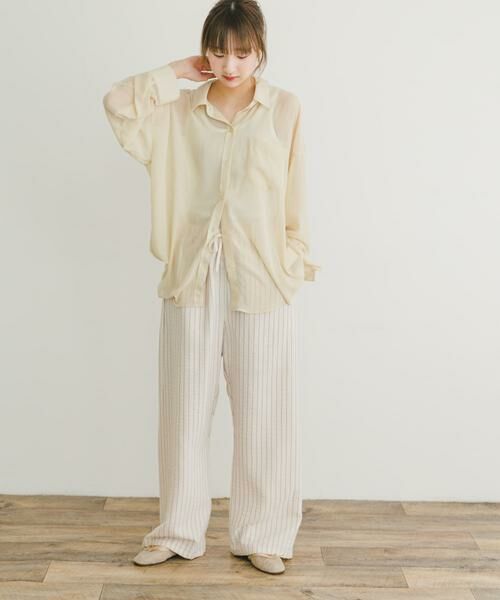 URBAN RESEARCH ITEMS / アーバンリサーチ アイテムズ シャツ・ブラウス | シアービッグシャツ | 詳細13