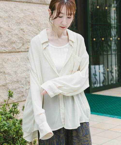 URBAN RESEARCH ITEMS / アーバンリサーチ アイテムズ シャツ・ブラウス | シアービッグシャツ | 詳細2