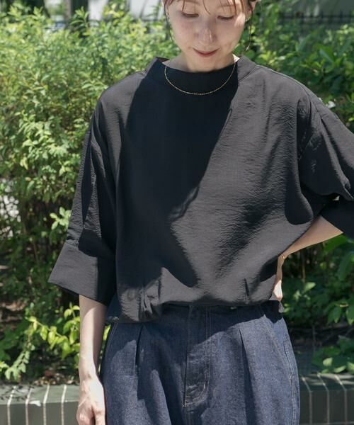 URBAN RESEARCH ITEMS / アーバンリサーチ アイテムズ シャツ・ブラウス | シアー5ブソデハイネックブラウス | 詳細21