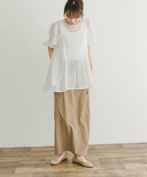 URBAN RESEARCH ITEMS / アーバンリサーチ アイテムズ シャツ・ブラウス | ラメストーンシアーブラウス | 詳細10