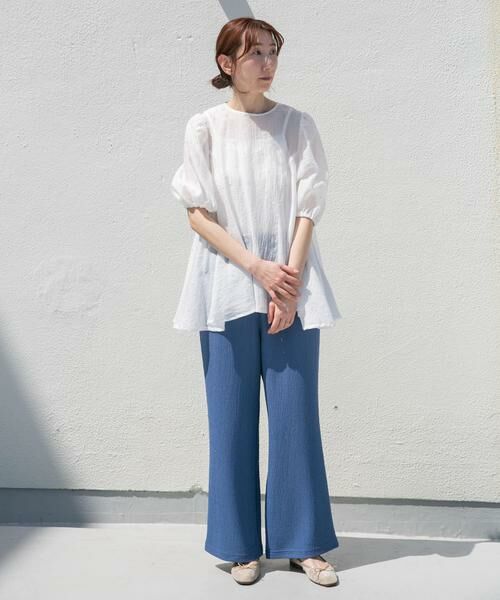 URBAN RESEARCH ITEMS / アーバンリサーチ アイテムズ シャツ・ブラウス | ラメストーンシアーブラウス | 詳細3