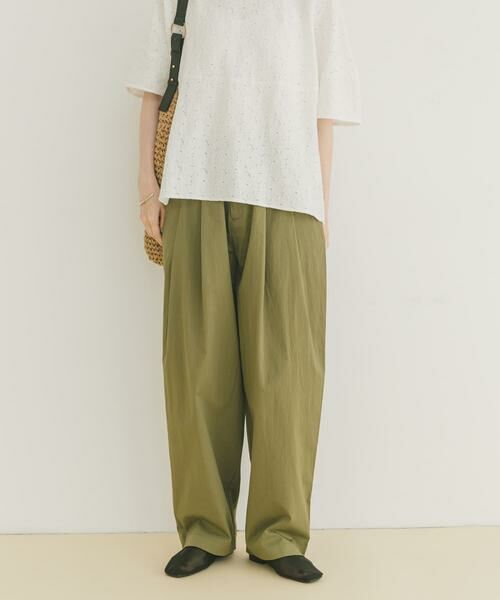 URBAN RESEARCH ITEMS / アーバンリサーチ アイテムズ その他パンツ | ナイロンコクーンパンツ(カーキ)