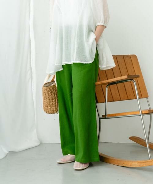 URBAN RESEARCH ITEMS / アーバンリサーチ アイテムズ その他パンツ | 『Sサイズあり』『洗濯可』リネンレーヨンワイドパンツ | 詳細7