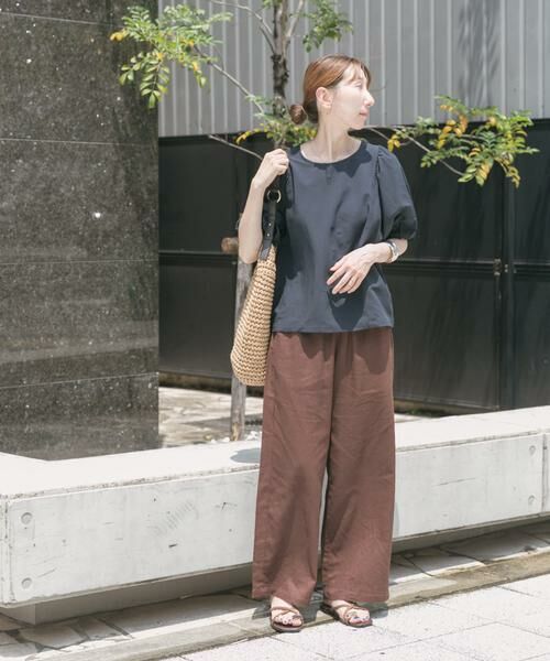 URBAN RESEARCH ITEMS / アーバンリサーチ アイテムズ その他パンツ | リネンレーヨンシャーリングパンツ | 詳細4