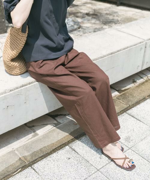 URBAN RESEARCH ITEMS / アーバンリサーチ アイテムズ その他パンツ | リネンレーヨンシャーリングパンツ | 詳細7