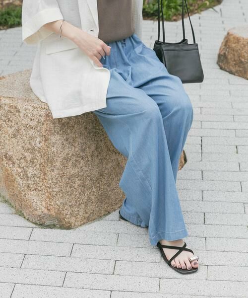 URBAN RESEARCH ITEMS / アーバンリサーチ アイテムズ デニムパンツ | レーヨンデニムワイドパンツ | 詳細10
