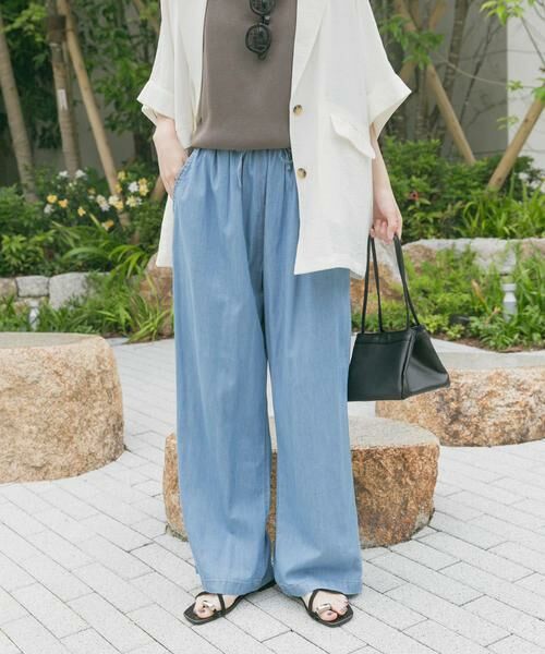 URBAN RESEARCH ITEMS / アーバンリサーチ アイテムズ デニムパンツ | レーヨンデニムワイドパンツ | 詳細11