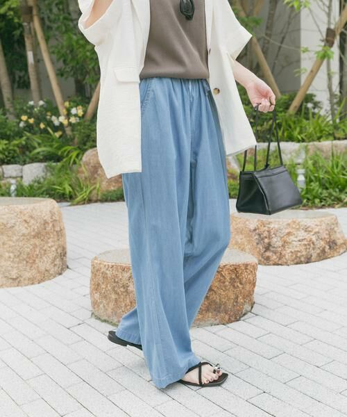 URBAN RESEARCH ITEMS / アーバンリサーチ アイテムズ デニムパンツ | レーヨンデニムワイドパンツ | 詳細13