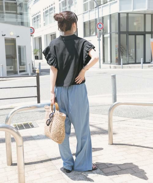 URBAN RESEARCH ITEMS / アーバンリサーチ アイテムズ デニムパンツ | レーヨンデニムワイドパンツ | 詳細8