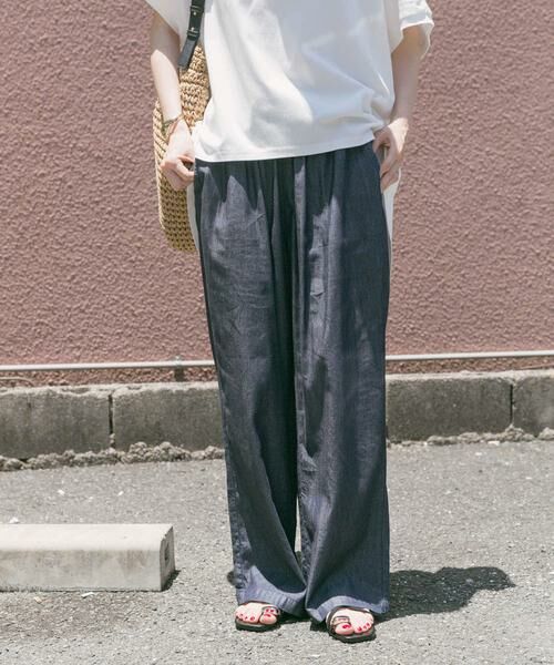 URBAN RESEARCH ITEMS / アーバンリサーチ アイテムズ デニムパンツ | レーヨンデニムワイドパンツ | 詳細16
