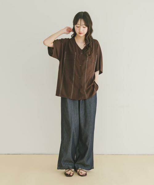 URBAN RESEARCH ITEMS / アーバンリサーチ アイテムズ デニムパンツ | レーヨンデニムワイドパンツ | 詳細26