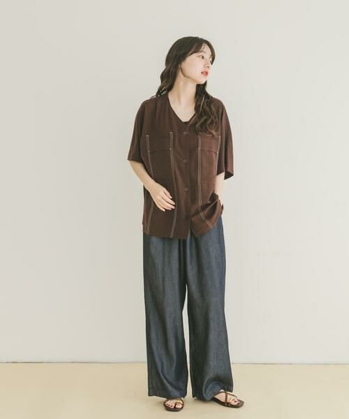 URBAN RESEARCH ITEMS / アーバンリサーチ アイテムズ デニムパンツ | レーヨンデニムワイドパンツ | 詳細27