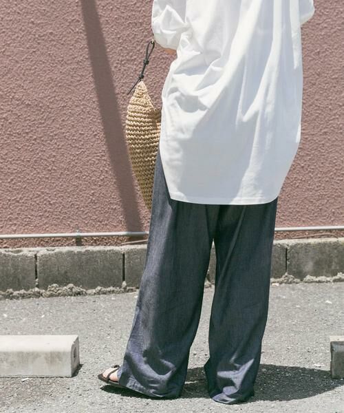 URBAN RESEARCH ITEMS / アーバンリサーチ アイテムズ デニムパンツ | レーヨンデニムワイドパンツ | 詳細19