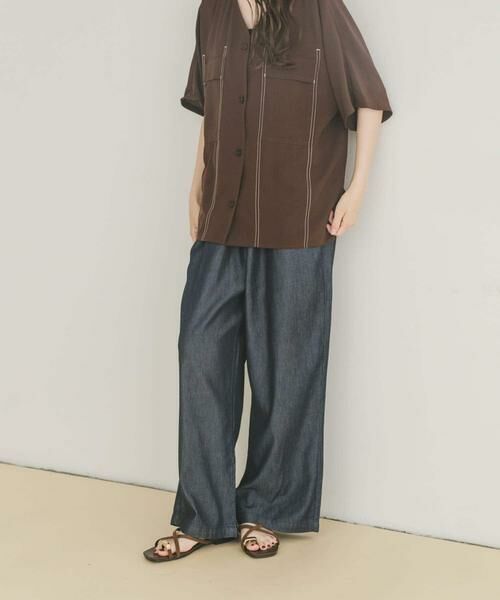 URBAN RESEARCH ITEMS / アーバンリサーチ アイテムズ デニムパンツ | レーヨンデニムワイドパンツ | 詳細23