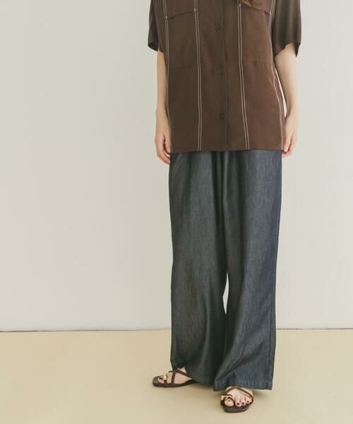URBAN RESEARCH ITEMS / アーバンリサーチ アイテムズ デニムパンツ | レーヨンデニムワイドパンツ | 詳細24