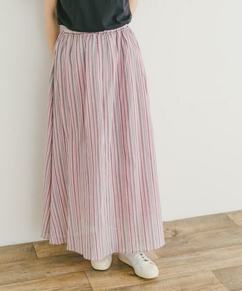 URBAN RESEARCH ITEMS / アーバンリサーチ アイテムズ スカート | マルチストライプギャザースカート | 詳細11