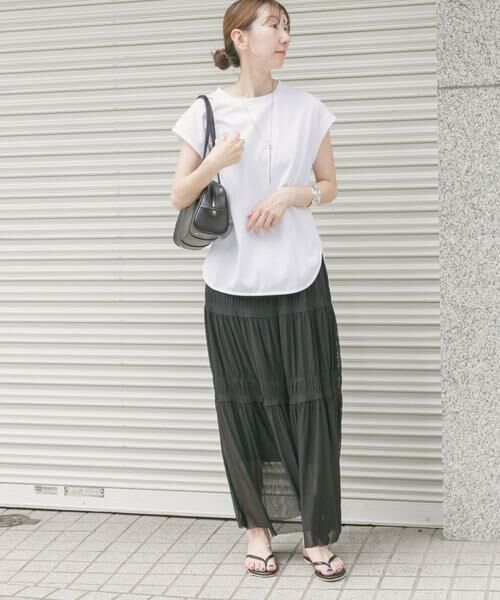 URBAN RESEARCH ITEMS / アーバンリサーチ アイテムズ スカート | チュールシャーリングスカート | 詳細6