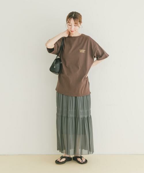 URBAN RESEARCH ITEMS / アーバンリサーチ アイテムズ スカート | チュールシャーリングスカート | 詳細15