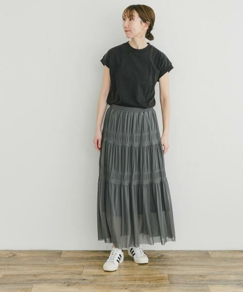 URBAN RESEARCH ITEMS / アーバンリサーチ アイテムズ スカート | チュールシャーリングスカート | 詳細18