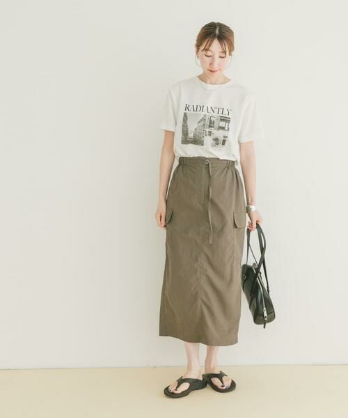 URBAN RESEARCH ITEMS / アーバンリサーチ アイテムズ スカート | ナイロンカーゴタイトスカート | 詳細3