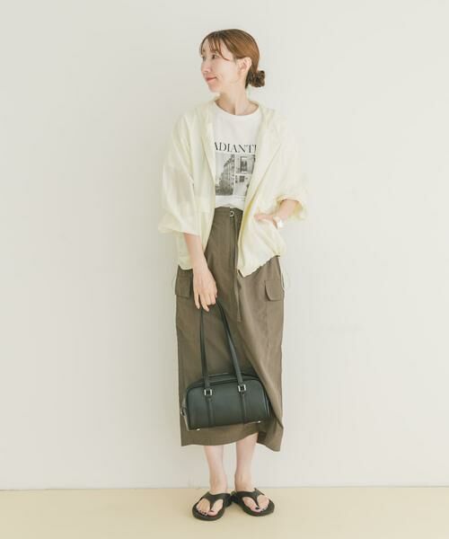 URBAN RESEARCH ITEMS / アーバンリサーチ アイテムズ スカート | ナイロンカーゴタイトスカート | 詳細5