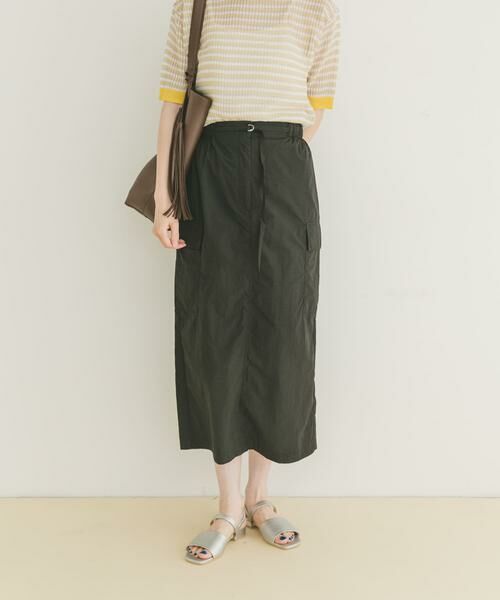 URBAN RESEARCH ITEMS / アーバンリサーチ アイテムズ スカート | ナイロンカーゴタイトスカート | 詳細10