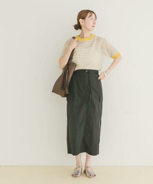 URBAN RESEARCH ITEMS / アーバンリサーチ アイテムズ スカート | ナイロンカーゴタイトスカート | 詳細13