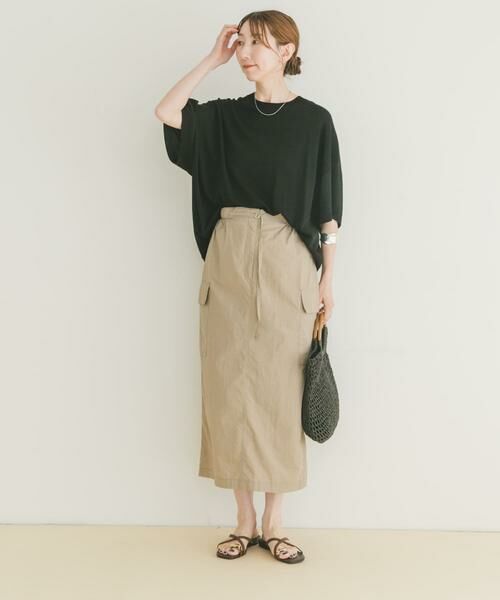 URBAN RESEARCH ITEMS / アーバンリサーチ アイテムズ スカート | ナイロンカーゴタイトスカート | 詳細21