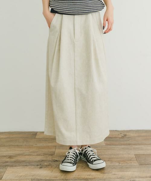 URBAN RESEARCH ITEMS / アーバンリサーチ アイテムズ スカート | ウエストタックスカート | 詳細1